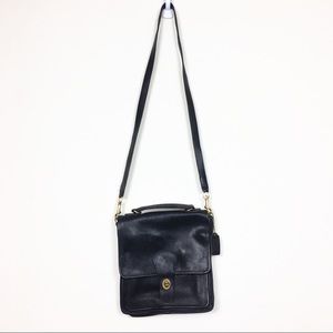 Authentic Coach Black 5130 Station Crossbody Bag